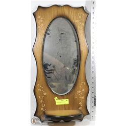 VINTAGE MIRRORED SHELF