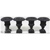 Image 1 : 4 CAST IRON PLANTERS 7" H