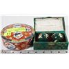 Image 1 : CHINESE MEDICINE BALLS IN BOX & CHINESE DISH