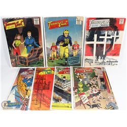 SET OF 10 CENT "TREASURE CHEST" COMIC BOOKS