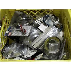 CRATE WITH NEW AUTO ACCESSORIES