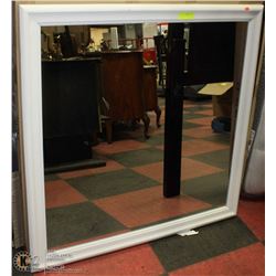 NEW WHITE FRAMED MIRROR