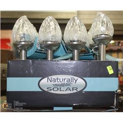 FLAT OF 16 SOLAR PATHWAY LIGHTS