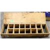 Image 1 : LOCKABLE WOODEN PARTS STORAGE BOX 40"X11"