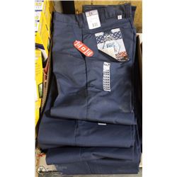 5 PAIRS BIG BILL 30X31 NAVY PANTS