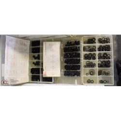LOT OF 3  CONTAINERS OF WASHERS AND O-RINGS