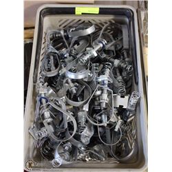 LARGE BIN OF METAL HANGERS