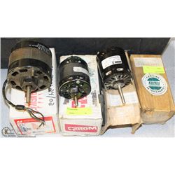 LOT OF 4 MISC REFRIDGERATION MOTORS