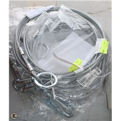 LOT OF 5 VINYL CABLE ANCHOR CONNECTORS