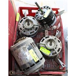 BIN OF 4 MISC AOSMITH UNIVERSAL MOTORS