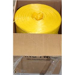 YELLOW RADIANT POLLY PROPYLENE TYING TWINE