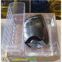 1 HAND SANITIZER AND 4 PART DRAWERS