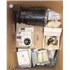 Image 1 : BOX OF MISC ELECTRICAL SUPPLIES INCL IGNITION