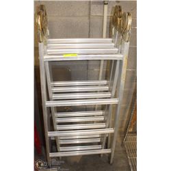 ARTICULATING LADDER SIZE 17 FT FULL CAPACITY