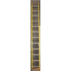 FEATHER LITE YELLOW EXTENSION LADDER 24FT