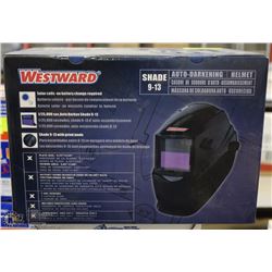WESTWARD BLACK AUTO DARKENING HELMET