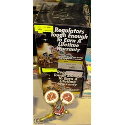 LOT OF 2 ACETYLENE REGULATORS PART NUMBERS 21525