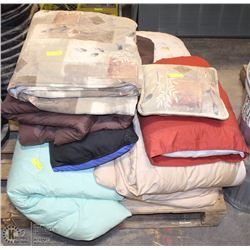 MISC BEDDING AND MOVING BLANKETS