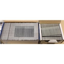 LOT OF BRAD NAILS AND FINISHING NAILS