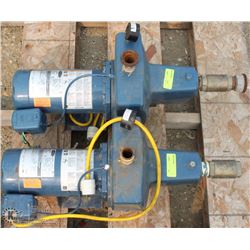 2 BERKRY WATER PUMPS 3-1/4 HP MODEL 7HN
