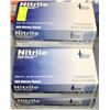 Image 1 : 5 CASES OF NITRILE DISPOSABLE GLOVES SIZE M 100