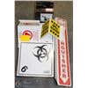 Image 1 : FLAT OF MISC SAFETY SIGNS 1 SOUND BLOCKER 26
