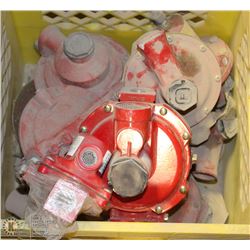 YELLOW CRATE OF CONTROLS RED