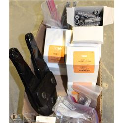 BOX OF MISC INCLUDING HEAVY DUTY LOCK CUTTER