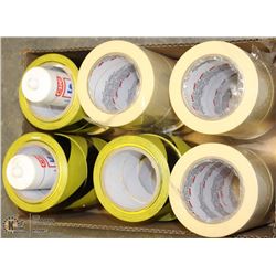 CASE OF TAPES INCLUDING CAUTION BARRIER