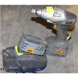 MASTERCRAFT CORDLESS IMPACT GUN WITH BATTERY