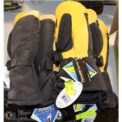 BUNDLE OF 5 WINTER WORK GLOVES WITH THINSULATE