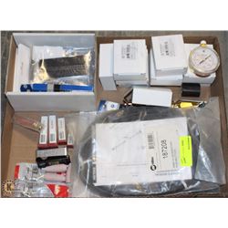 FLAT OF AIR PRESSURE GUAGES, FILTER PLATES & MORE