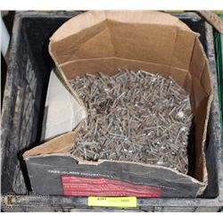 BLACK CRATE OF NAILS