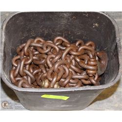 BLACK BIN WITH LARGER PULL CHAIN