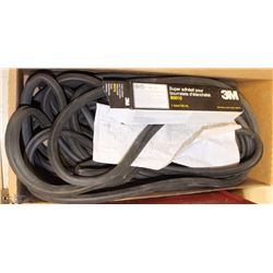 BOX OF VEHICLE WEATHER STRIPPING