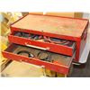 Image 1 : TABLE TOP TOOL BOX , 2 DRAWER WITH BOOSTER CABLES