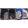 Image 1 : 4 BINS OF CHAINS WITH PULL ALONG HOOKS