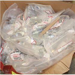 LARGE BOX OF MISC HYDRAULIC FITTINGS