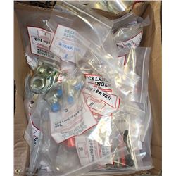 LARGE BOX OF ASSORTED HYDRAULIC FITTINGS