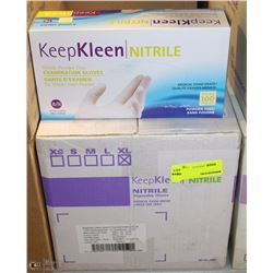 NITRILE DISPOSABLE GLOVES POWDER FREE SIZE XLARGE