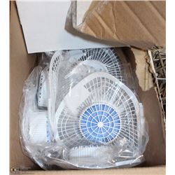 OPEN CASE OF URINAL SCREEN WITH BLOCK GREEN APPLE