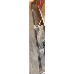 PAIR OF THREADED PIPES, 1" DIAMETER X 12 FT LONG