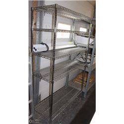 RESTAURANT GRADE METAL SHELVING - 5 SHELF