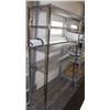 Image 1 : RESTAURANT GRADE METAL SHELVING - 5 SHELF