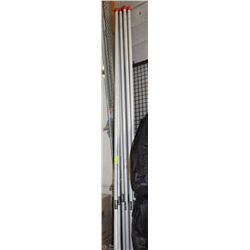 LOT OF 8 ALUMINUM EXTENTION POLES