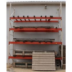 LARGE SECTION OF PALLET RACKING APPROX 13FT WIDE