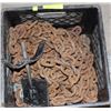 Image 1 : BLACK CRATE OF CHAINS