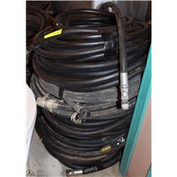 STACK OF ASST AIR HOSES
