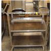Image 1 : STAINLESS STEEL CART  33"HX28"WX18"D