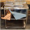 Image 1 : STAINLESSS STEEL CART 32"H28"WX19"D